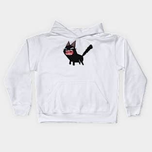 vintage-cat-angry Kids Hoodie